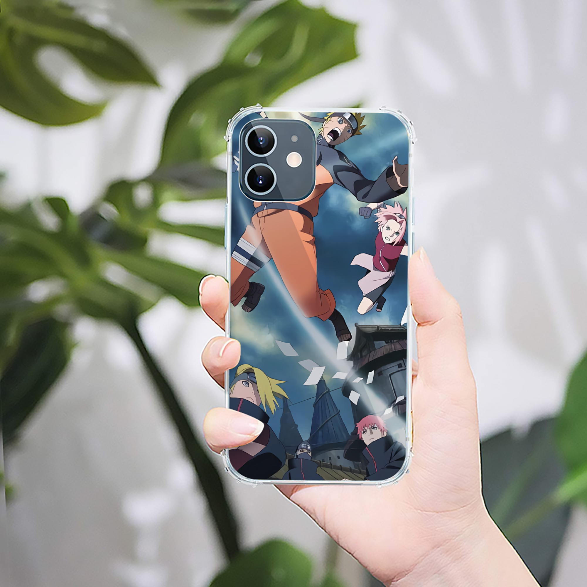 （画像用） NARUTO -ナルト- NARUTO -ナルト- 疾風伝 【iPhone 12シリーズ対応】透明スマホケース（クリアソフトケース）